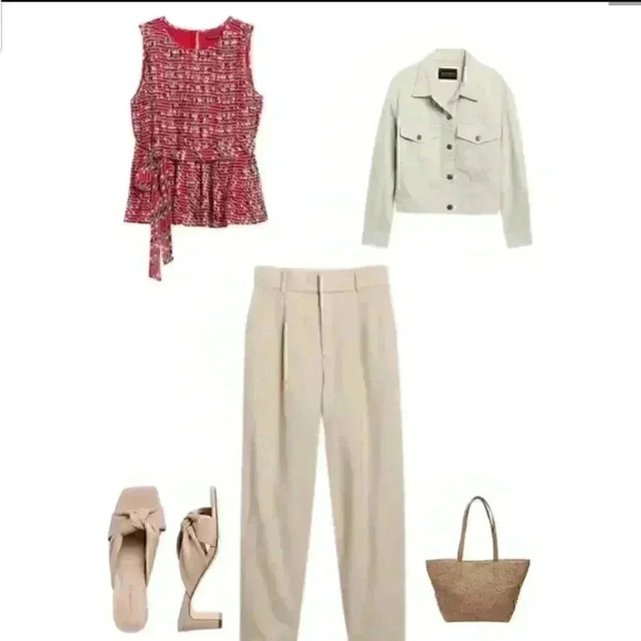 Banana Republic Pleated Tie-Waist Tank - Picture 4 of 10